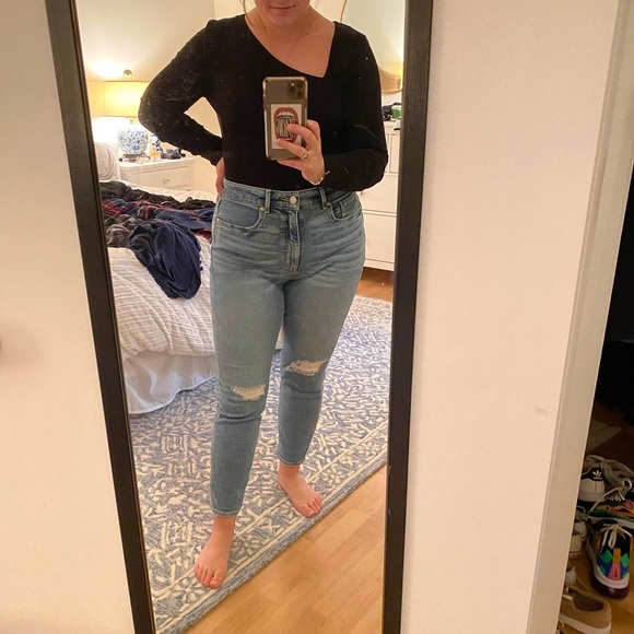 WORN ONCE 7 for all mankind body suit sz medium - Picture 3 of 9